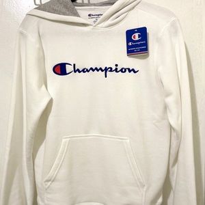 White Champion Hoodie